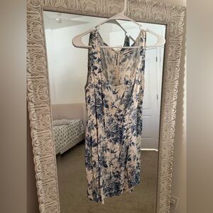 Reformation Blue Floral Dress
